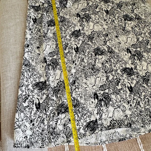 Lilly Pulitzer Olivine A-line Animal and Floral Print Long Sleeve Dress - Picture 14 of 14